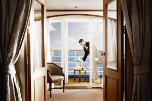 Butler service on a Silversea cruise